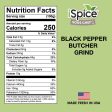 iSpice | Black pepper Butcher Grind | 6.2 oz | Gourmet Spice | Kosher | Halal | Bold & Fresh Sale