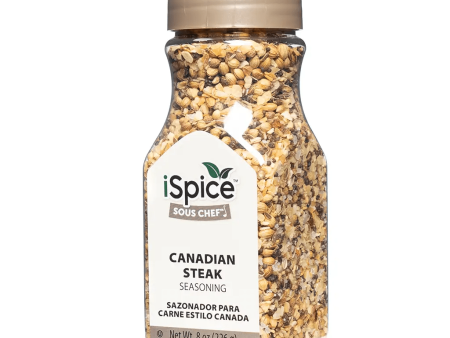 iSpice | Canadian Steak Seasoning | 8 oz | Mixed Spices & Seasonings | Kosher | Steak Mastery For Discount