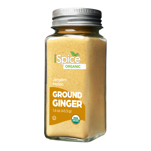 iSpice | Organic Ginger Ground | 1.6 oz | Premium Spices | Kosher | USDA Organic Certified on Sale