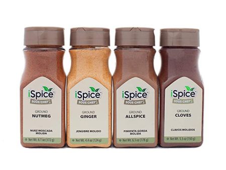 iSpice | 4 Pack of Spices | Holiday Essential | Mixed Spices & Seasonings Gift Set | Kosher Supply