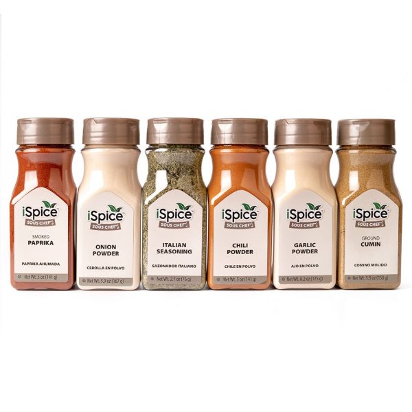 iSpice | 6 Pack of Spices and Herbs | Tangy | Mixed Spices & Seasonings Gift Set | Kosher For Cheap