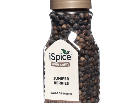 iSpice | Juniper Berries | 4.2 oz |  Gourmet Spice | Kosher | Aromatic Qualities Online