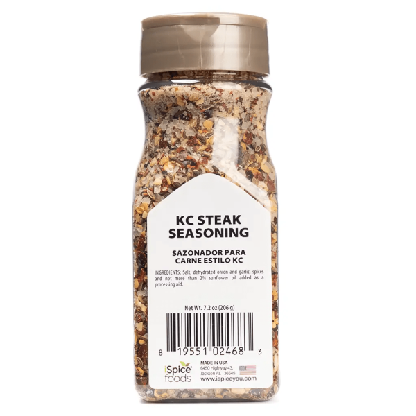 iSpice | Kansas City Steak Seasoning | 7.2 oz | Mixed Spices & Seasonings | Kosher | Aromatic Spice Blend For Cheap