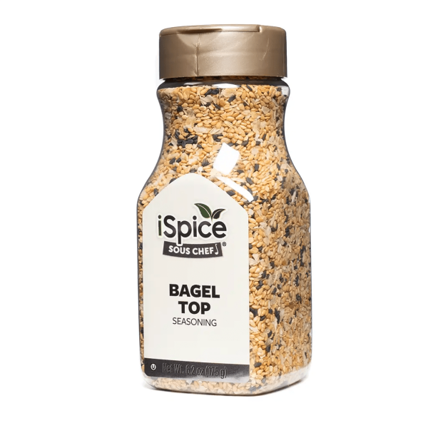 iSpice | Bagel Topping Seasoning | 6.2 oz | Mixed Spices & Seasonings | Kosher | Perfect Crust Fashion