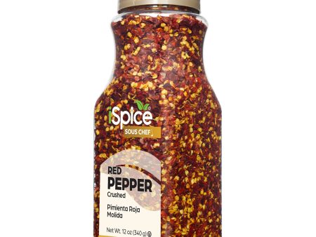 Spice Pepper | Crushed Red Pepper | 12 oz | Food Service Size | Kosher | Rich Aroma Discount