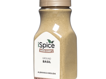 iSpice | Basil Ground | 5 oz | Premium Herbs | Kosher| Aromatic Herb |Shelf-Stable Food Sale