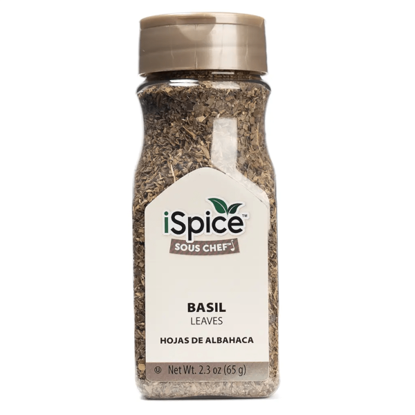 iSpice | Basil Leaves | 2.3 oz | Premium Herbs | Kosher | Halal | Aromatic Herb on Sale