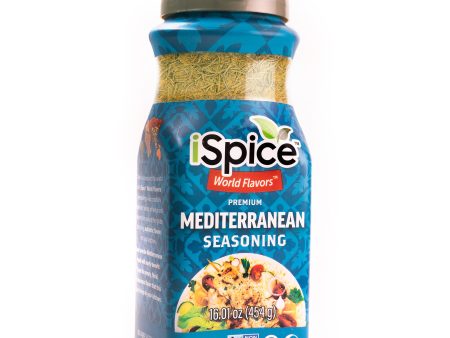 Spice Blend | Mediterranean Seasoning | 16.01 oz | Mixed Spice & Seasoning | Food Service | Halal | Kosher Fashion