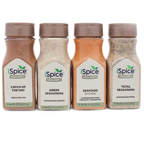 iSpice | 4 pack Spices and Seasoning |  Aquachef | Mixed Spices & Seasonings Gift Set | Kosher Online