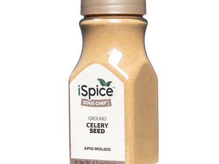 iSpice | Celery Seed Ground | 4.7 oz | Gourmet Spice | Kosher | Culinary Delight For Cheap