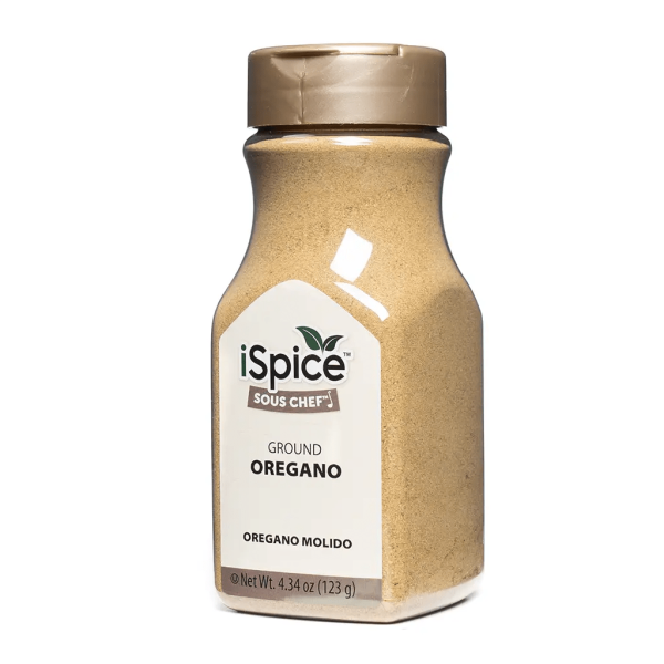 iSpice | Oregano Ground | 4.34 oz | Premium Herbs | Kosher | Halal | Finely milled Supply