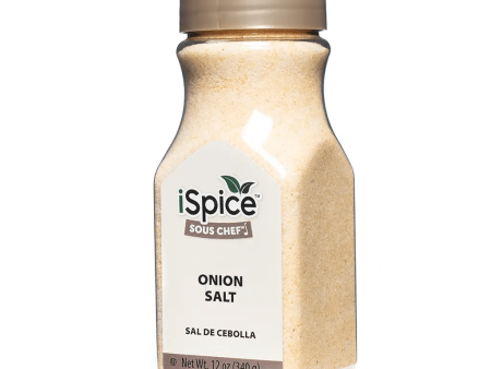 iSpice | Onion Salt | 12 oz | Gourmet Spice | Kosher | Aromatic seasoning Online Hot Sale