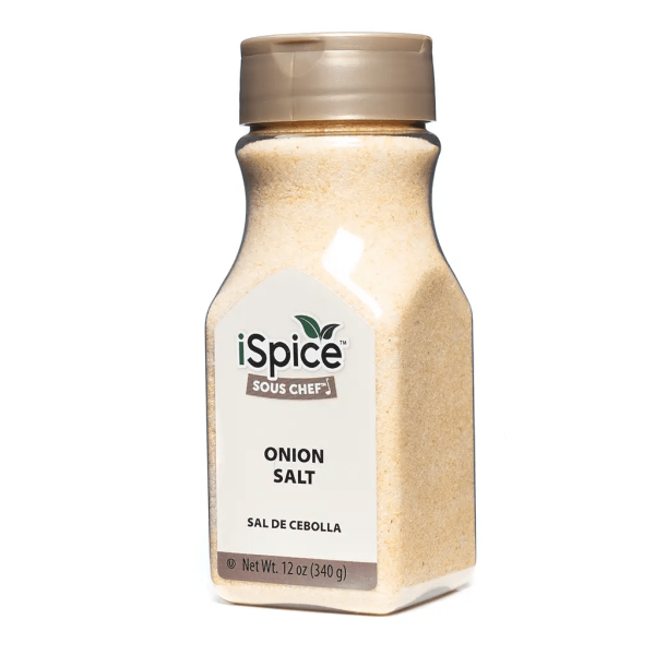 iSpice | Onion Salt | 12 oz | Gourmet Spice | Kosher | Aromatic seasoning Online Hot Sale